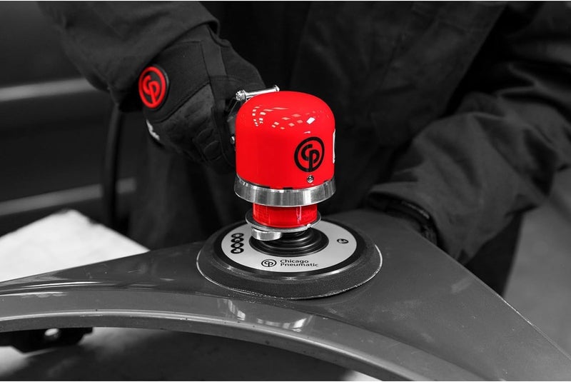 Chicago Pneumatic CP870-6 Inch (150 mm), Air Random/Rotary Sander Tool, Non-Vacuum, PSA, 10000 RPM, Home Improvement, Woodworking, Rust Removal, Polisher - Image 4
